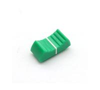 10pcs Mixer Table de gradins Straight Potentiomètre Capuchage du bouton FADER CAPLAGE AUDIO DE TOUR 4MM,green