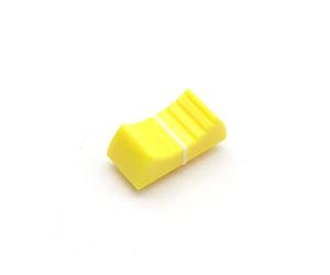 10pcs Mixer Table de gradins Straight Potentiomètre Capuchage du bouton FADER CAPLAGE AUDIO DE TOUR 4MM,yellow