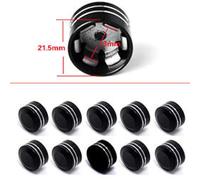 10pcs Motorcycle Bolt Head Cover Schrauben Topper Caps CNC Aluminium Universal Fit pour Twin Cam Softail Road King 1996 2000(12.5-16.5mm Black)