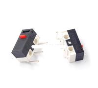 10PCS Mouse Switch Right Bend 90 Degrees Curved Needle 1A 125VAC Switch 3Pins Small Push Button Switch