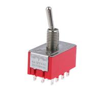 10PCS MTS-403 4PDT 12PIN ON-OFF-ON Miniature toggle switch power switches 6A/125V 2A/250V MTS 403 MTS403 NWPNLXEA