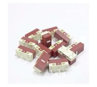 10PCS mute switch silent button repair accessory 3PIN yellow 30 million/white dots 20 million times NWPNLXEA(White dot 20million)