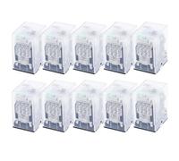 10PCS MY4NJ HH54P MY4N-J 14 broches AC/DC 12V 24V 36V 48V 110V 220V 380V Mini relais relais électromagnétique intermédiaire relais 220v(DC,24V)