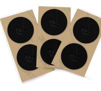 10PCS NFC Anti Tag Autocollant, NTAG215 NFC Autocollant Noir Anti - métal NFC tag, 504 octets compatible avec TagMo et NFC dispositifs fonctionnels