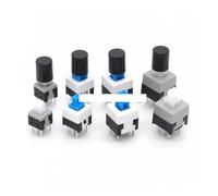10Pcs Non-Self-Locking Switch/Self-Locking Switch 5.8 * 5.8 7 * 7 8 * 8 8.5X8.5MM Key Switch Cap Switch NWPNLXEA(10P 7mm Self-Locking)