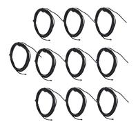 10Pcs NTC Thermistor Temperature Sensor Probe Drop Shaped Tip Epoxy Resin Connector 2meter5K B3950