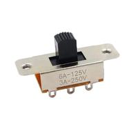 10Pcs On-Off 3 Position 2P3T PCB Panel Slide Switch Panel Vertical Slide Switch 6 Pin High current 3A 250V Toggle Switch NWPNLXEA