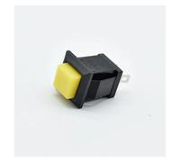 10PCS ON-OFF auto reset square push ON switch 2A 250V/4A 125V AC switch DS-431 NWPNLXEA(10 yellow)