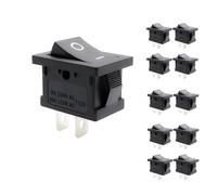 10Pcs ON-OFF KCD1 15x20 Millimeters 2Pin Interruptor Type of Vessel 6A 250 V 10A 125 V 15X21 Rocker Power Square Switch