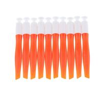 10pcs Orange Faux Ongles Ventouse Bâtons Manucure Accessoires