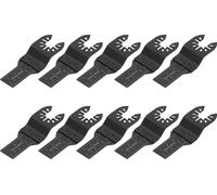 10Pcs Oscillating Saw Blade 20mm Quick Release Multitool Tool Kit Kit for Wood Plastic