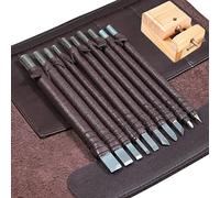 10PCS Outil Tailleur De Pierre, Burin Pierre Sceau Graver, Outils À Découper En Acier Tungstène, Ensemble De L'outil De Gravure Professionelle Artistique
