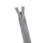 10Pcs/Pack 28cm 35cm 40cm 45cm 50cm 55cm 60cm 3# Invisible Zipper Nylon Coil Zipper For DIY Handcraft Cloth Sewing Accessories pour Les Jackets(Gray,45cm)