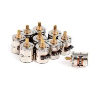 10Pcs/Pack Mini 2-Phase 4-Wire Stepper Motor Miniature Stepper with Gear Small Tiny Mini Motor Toy Engine DIY