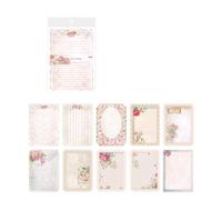 10pcs Papier À Motifs De Dentelle Vintage Papier Décoration Scrapbooking Pour Le Planificateur Scrapbooking