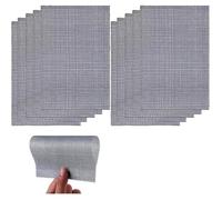 10pcs Patchs de Réparation pour Moustiquaire,Grille Grillage Métallique Filtre Anti Insecte Mesh Maille Anti-Moustique Tissu Adhésif