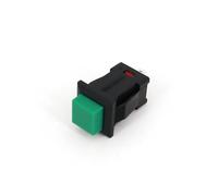 10Pcs PB04-A Square 14 * 14mm 2Pin Latching ON-OFF Push Button Switch Normally Open NWPNLXEA(10Pcs Green)