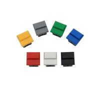 10Pcs PB86-B0 Large Cap 4Pin Momentary SPDT PCB Square Stage Control Push Button Switch AUOQKQUT(10Pcs Grey)