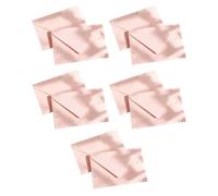 10PCS Petal Art Envelopes, Real Floral Texture Stationery Set | Premium thick art paper with authentic kapok petals, perfect for elegant wedding invitations Pink 10 Pcs