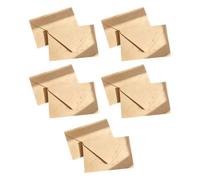10PCS Petal Art Envelopes, Real Floral Texture Stationery Set | Premium thick art paper with authentic kapok petals, perfect for elegant wedding invitations Brown 10 Pcs