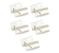 10PCS Petal Art Envelopes, Real Floral Texture Stationery Set | Premium thick art paper with authentic kapok petals, perfect for elegant wedding invitations White 10 Pcs