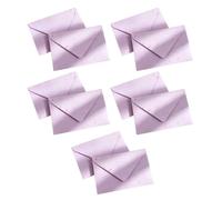 10PCS Petal Art Envelopes, Real Floral Texture Stationery Set | Premium thick art paper with authentic kapok petals, perfect for elegant wedding invitations Purple 10 Pcs