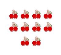 10pcs Petites Cerises Griffes De Cheveux Claw Fruit Thème Camps Accessoires Élégant Pour Les Filles Pour Fixer Des Pinces Cerise