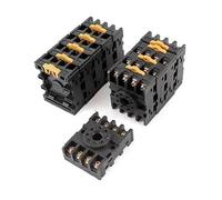 10pcs PF083A 35mm DIN Rail Relay Socket Base 8-Pin for JTX-2C JQX-10F