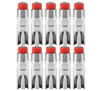 10pcs Pig Minpple Waterer en Acier Inoxydable Automatique Pigne Pigne Water Rajusté Prévoyez Le Buveur de Mamelon pour Le bétail des porcs