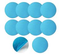 10pcs Plaquettes Métalliques Autocollantes, Plaque Aimantée Adhésive, Bande Magnétique Adhésive pour Fixation Éclairage LED Magnétique et Éclairage Sous le Comptoir (Rond)