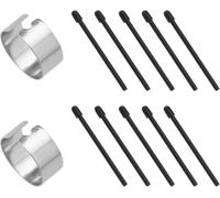10pcs Pointes De Stylet De Rechange Gen.2 Compatible Avec Wacom Pro Pen 2 3d Et Classic Pen Mobile Studio Pro Cintiq Pro Cintiq 16 Ntuos Pro (P)