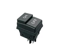 10pcs Portable Washing Machine Push Button Switch Four-legged 2 Position ON-OFF Red Green Black Car Washer 16A Silver NWPNLXEA(10pcs Black)