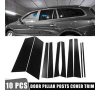 10pcs Porte Couvrir Panneau Pilier Messages Autocollants pour Buick Enclave Noir
