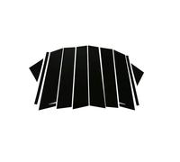 10Pcs pour Mazda CX-5 2013-2015 2016 Voiture Fenêtre Pilier Poteaux Garniture De Porte Brillant Piano Noir Décalcomanie Couverture Accessoires Pièces Extérieures