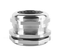 10Pcs Presse-étoupe NPT1/4, Presse-étoupe étanche en laiton nickelé, IP68 Connecteurs ajustables, connecteurs de cordon avec joints et contre-écrous 3-6.5mm de diamètre