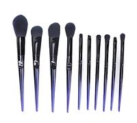 10Pcs Professional Eyeshadow Blush Brush Set, Cosmetic Makeup Brushes Portable, Soft Hair Ergonomic Handle for Accurate Coloring and 3D Blending, Includes 10 Brushes for Beginners