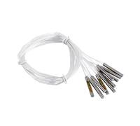 10Pcs PT100 Sonde de Capteur de température précis PT100 sonde avec Fil, imperméable, Plage de température: -20~250 ℃