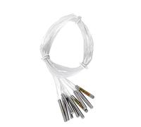 10pcs PT100 Sonde de Capteur Etanche pour Régulateur de Température Capteur de Température Numérique 4 x 30mm x 50cm