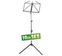 10pcs Pupitre Musique Support Partition d'orchestre Reglable avec Housse Set