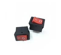 10Pcs Push Button Switch 10x15mm SPST 2Pin 3A 250V KCD11 Snap-in On/Off Rocker 10MM*15MM Black Red and White