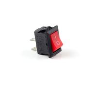 10Pcs Push Button Switch 10x15mm SPST 2Pin 3A 250V KCD11 Snap-in on/Off Rocker Switch 10MM*15MM Black Red and White NWPNLXEA(Rot)