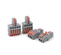 10PCS Quick Wiring Connector 1 in multiple out Splitter wiring cable Push-in Can Combined Butt Home Terminal Block NWPNLXEA(NV-F14AO)