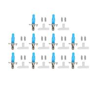 10pcs Rabbit Water Bottle Nipple Drinkers | Sturdy Alloy Casting & ABS Plastic | 360° Rotatable for Rabbits/Foxes/Small Animals | Leakproof Spring Ball Valve Design