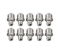 10pcs Raccords Graisseur M8 Filetés Acier 10pcs Raccords Graisseur(M10*1) | Acier inoxydable 304, haute dureté, résistant à l'huile, longue durée de vie, filetage pour précis M6