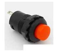 10pcs Red Green Yellow black white Blue 12MM Self Momentary Push Button Switch NWPNLXEA(Rot)