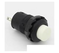 10pcs Red Green Yellow black white Blue 12MM Self Momentary Push Button Switch NWPNLXEA(Weiß)