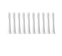10PCS Replaceable Brush Heads ,Compatible For XIAOMI, T100 Sonic Electric Toothbrush Soft DuPont Caps Bristle Vacuum Package Nozzles(10Pink)