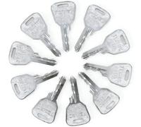 10Pcs Replacement Key 4241A for Haulotte Ronis Lift, 4241A Ignition Keys Compatible with Haulotte Ronis JLG Scissors Lifts and BoomLifts 2440306540