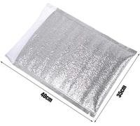 10Pcs Reusable Insulation Bags Aluminum Foil Food Bags Insulation Package for Food Preservation (Sacs d'isolation réutilisables en papier d'aluminium pour la conservation des aliments)