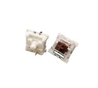 10Pcs RGB 3 Pin Clicky Tactile Switch Black/Blue/Silver/Brown/Red/Yellow/Purple Game Mechanical Keyboard Switches NWPNLXEA(4)
